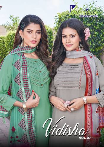 Vidisha Vol 7 By Karissa Fancy Readymade Salwar Kameez Collection